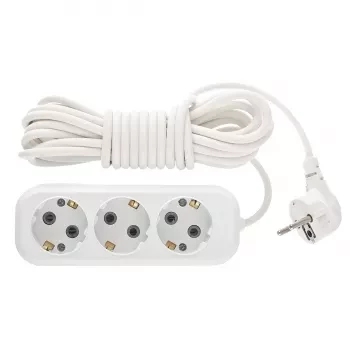 Удлинитель бытовой серия УХз-10-305, с заземлением, 5м, 3 розетки, 10A Stern 95767 купить в Муравленко