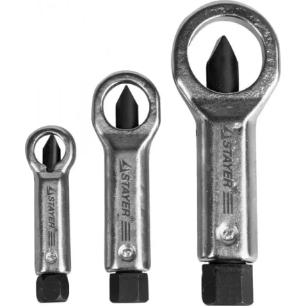 Набор STAYER Съемники стальные, для прикипевших гаек, 3шт 43213-H3 купить в Муравленко