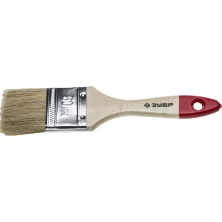 Кисть плоская ЗУБР &quot;УНИВЕРСАЛ СТАНДАРТ &quot;, натуральная щетина, деревянная ручка, 50мм 4-01001-050 купить в Муравленко