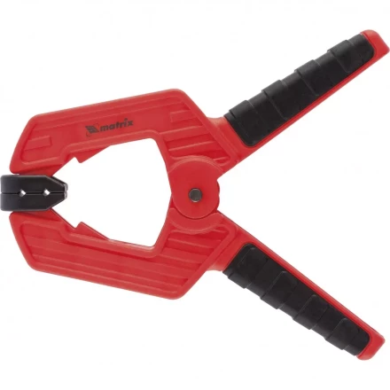Струбцина клещеобразная 2 усиленная пластиковый корпус двухкомпонентные рукоятки 50 мм Matrix 20792 купить в Муравленко