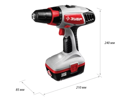 Дрель-шуруповерт 2 АКБ ЗДА-12-2 КИН серия МАСТЕР купить в Муравленко