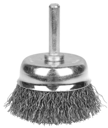 ЗУБР &quot;ЭКСПЕРТ&quot;. Щетка чашечная для дрели, витая стальная проволока 0,3мм, 63мм 35253-063_z01 купить в Муравленко