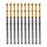 Сверло по металлу, 3 мм, HSS-Tin, Golden Tip, 10 шт. Denzel 717205 купить в Муравленко