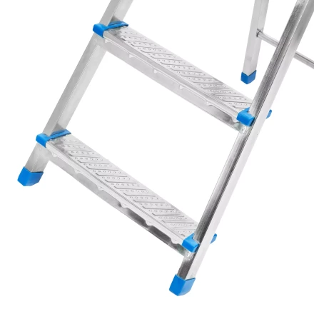 Стремянка Сибртех 97836, 4 ступени, стальная, оцинкованная купить в Муравленко