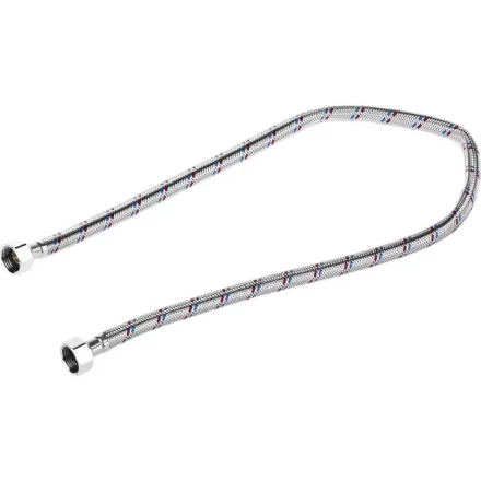 Подводка гибкая ЗУБР для воды, оплетка из нержавеющей стали, г/г 1/2&quot; - 0,8м 51005-G/G-080 купить в Муравленко