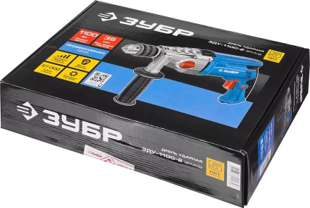 Дрель ударная двухскоростная ЗДУ-1100-2 ЭРММ2 серия ПРОФЕССИОНАЛ купить в Муравленко