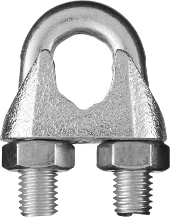 Зажим троса DIN 741, оцинкованный, 16мм, 10 шт, STAYER Master 30535-16 30535-16 купить в Муравленко