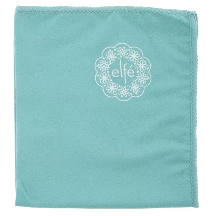 Салфетка из микрофибры для оптики стекол и зеркал бирюзовая 350х300 мм Elfe 92311 купить в Муравленко