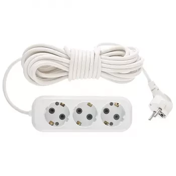 Удлинитель бытовой серия УХз-10-307, с заземлением, 7м, 3 роз., 10А Stern 95768 купить в Муравленко