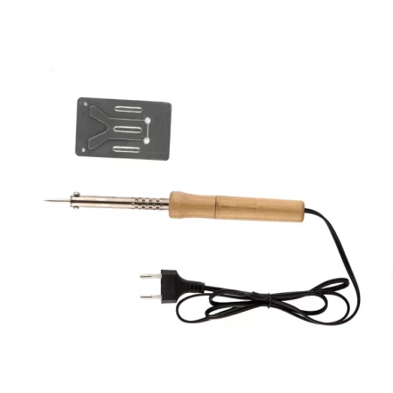 Паяльник с ручкой из дерева 30 Вт 220 В Sparta 913101 купить в Муравленко