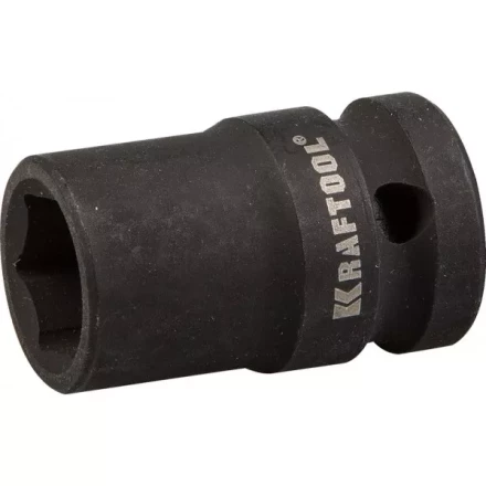Торцовая головка KRAFTOOL &quot;INDUSTRIE QUALITAT&quot; ударная (1/2&quot;), FLANK, Cr-Mo, фосфатированная, 13 мм 27940-13_z01 купить в Муравленко