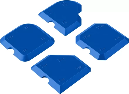 ЗУБР НШГ-16 набор специальных шпателей для формирования швов герметика (1015-H4) купить в Муравленко