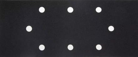 Лист шлиф. универсал. URAGAN &quot;Оптимален для твердых пород дерева&quot; 8 отверстий по линии, для ПШМ, P180, 93х230мм, 50шт 907-22102-180-50 купить в Муравленко