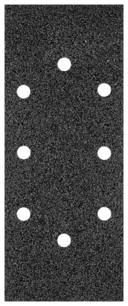 Лист шлиф. универсал. URAGAN &quot;Оптимален для мягких пород дерева&quot; 8 отверстий по линии, для ПШМ, P40, 93х230мм, 10шт 907-22102-040-10 купить в Муравленко