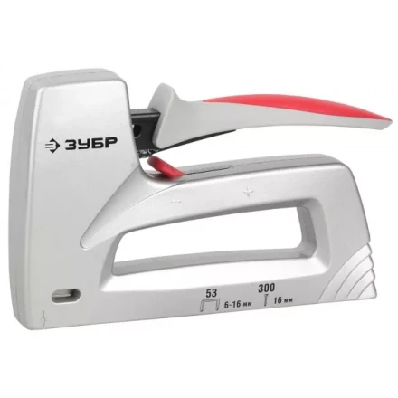 Степлер ЗУБР , пластинчатая пружина, литой корпус, 2 в 1, тип53: 6-14мм, тип 300: 16мм 31503_z01 купить в Муравленко