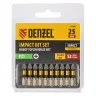 Бита IMPACT, PZ1x25 мм, лазерная обработка шлица, сталь S2, 10 шт., Е 6,3 Denzel 11686 купить в Муравленко