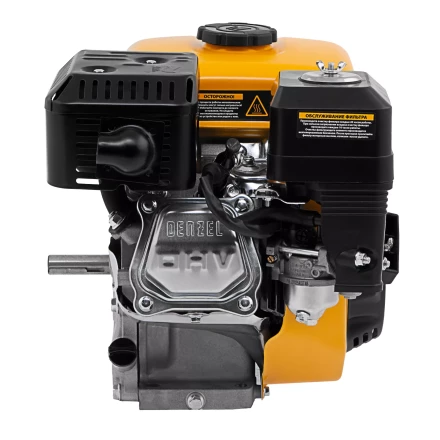 Двигатель бензиновый Denzel RX-17K, 7 л.с., 212 см3, горизонтальный вал шпонка 19 мм 95101 купить в Муравленко