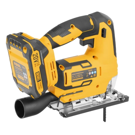 Лобзик аккумуляторный CJH-20-80, Li-Ion, 20 В// Denzel 27205 купить в Муравленко