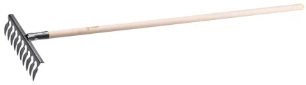 Грабли ЗУБР садовые с черенком, 10 витых зубцов 4-39581-10 купить в Муравленко