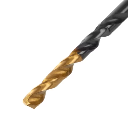 Сверло по металлу, 4 мм, HSS-Tin, Golden Tip, 10 шт. Denzel 717209 купить в Муравленко