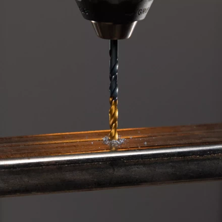 Сверло по металлу, 4 мм, HSS-Tin, Golden Tip, 10 шт. Denzel 717209 купить в Муравленко