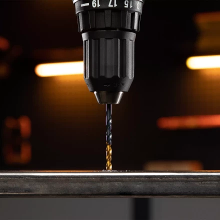 Сверло по металлу, 4 мм, HSS-Tin, Golden Tip, 10 шт. Denzel 717209 купить в Муравленко