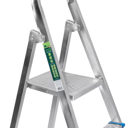 Стремянка Сибртех 97837, 5 ступеней, стальная, оцинкованная купить в Муравленко