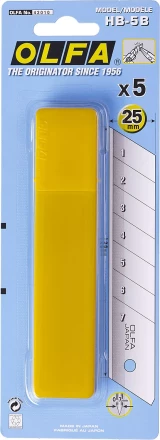 Лезвие OLFA сегментированное, 25х126х0,7мм, 5шт OL-HB-5B купить в Муравленко