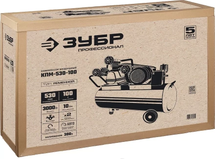 Компрессор электрический масляный КПМ-530-100 серия ПРОФЕССИОНАЛ купить в Муравленко