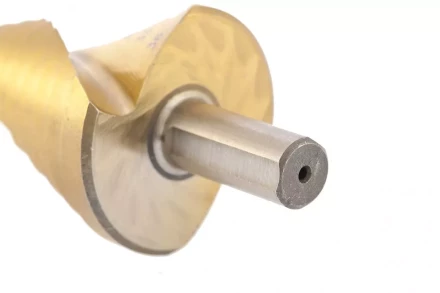 Сверло ступенчатое 9-12-15-18-21-24-27-30-33-36 мм HSS спиральный Профиль шестигранный хвостовик Matrix 72358 купить в Муравленко