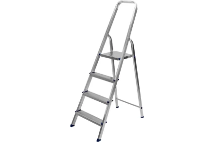 Стремянка 4 ступени алюминиевая СИБРТЕХ 97714 купить в Муравленко