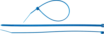 Кабельные стяжки синие КС-С1 нейлоновые промфасовка серия ПРОФЕССИОНАЛ купить в Муравленко