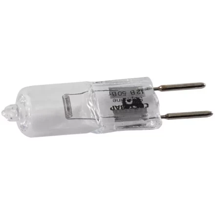 Лампа галогенная СВЕТОЗАР капсульная, прозрачное стекло, цоколь GY6.35, диаметр 12мм, 50Вт, 12В SV-44775-T купить в Муравленко