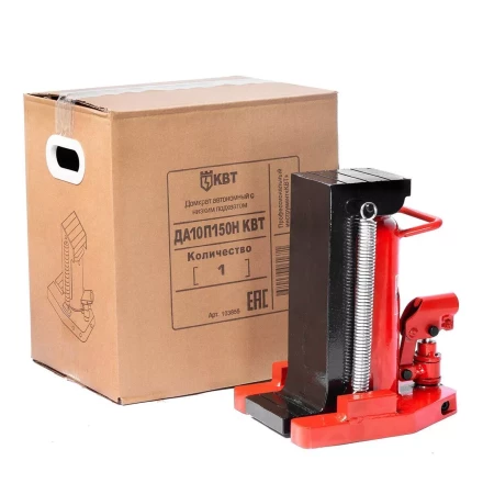 Домкрат автономный с низким подхватом КВТ ДА-10П150Н усилием 10 т (103855) купить в Муравленко