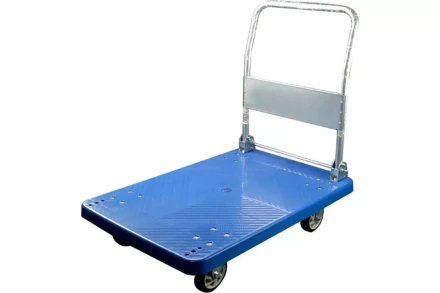 Тележка платформенная пластиковая 170 кг TOR PH170P (720х460) со складной ручкой (резина 100 мм) 1042363 купить в Муравленко