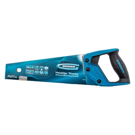 Ножовка по дереву &quot;PIRANHA&quot;, 300 мм, 7 TPI, 3D-зуб, двухкомпонентная рукоятка Gross 24122 купить в Муравленко