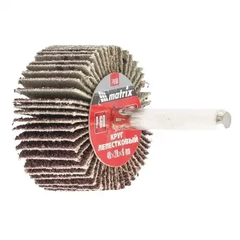 Круг лепестковый для дрели 40 х 20 х 6 мм P 40 MATRIX 74165 купить в Муравленко
