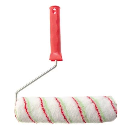 Валик &quot;Эмали&quot;, 250 мм, ворс 12 мм, D - 48 мм, D ручки - 6 мм, полиамид, полиакрил Сибртех 80197 купить в Муравленко