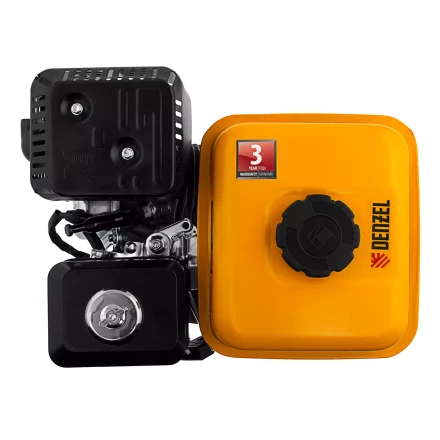 Двигатель бензиновый Denzel RX-17S, 7 л.с., 212 см3, горизонтальный вал шлиц 25 мм 95102 купить в Муравленко