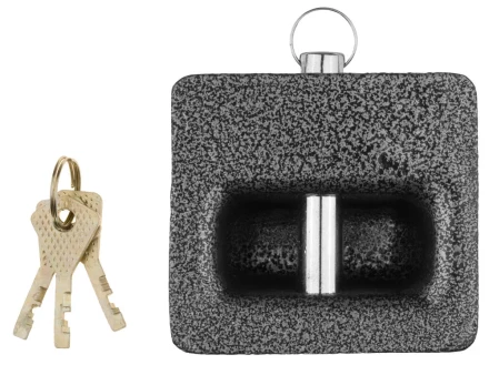 Замок навесной ЗУБР &quot;МАСТЕР&quot; повышенной защищенности, дисковый механизм секрета, ключ 7 PIN, 85х80мм 3720-10_z01 купить в Муравленко