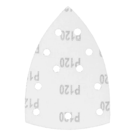 Треугольник абразивный на ворc. подложке под &quot;липучку&quot;, перф., P 120, 150х150х100 мм, 5 шт. Denzel 738627 купить в Муравленко