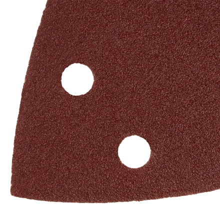 Треугольник абразивный на ворc. подложке под &quot;липучку&quot;, перф., P 120, 150х150х100 мм, 5 шт. Denzel 738627 купить в Муравленко