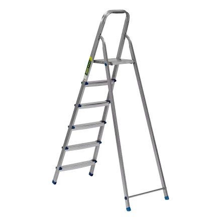 Стремянка Сибртех 97838, 6 ступеней, стальная, оцинкованная купить в Муравленко