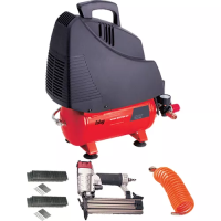Компрессор безмасляный поршневой прямой привод Fubag Wood Master Kit +4 предмета