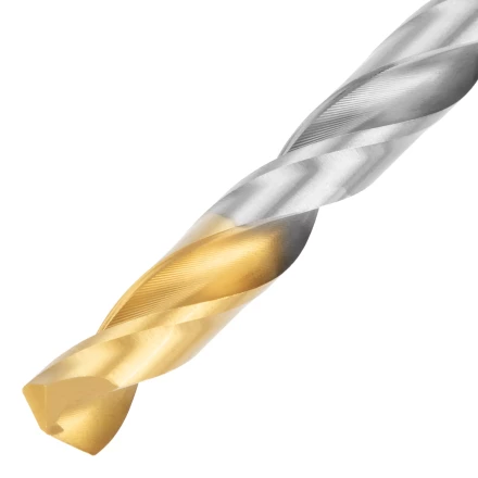 Набор сверл по металлу Denzel, 2-8мм, Р6М5-TiN, Golden Tip, 6 шт, 723000 купить в Муравленко