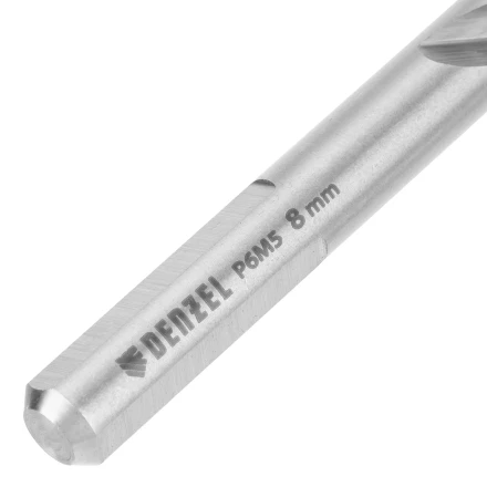 Набор сверл по металлу Denzel, 2-8мм, Р6М5-TiN, Golden Tip, 6 шт, 723000 купить в Муравленко