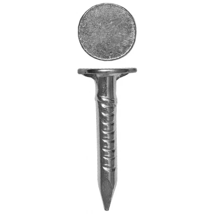 Гвозди оцинкованные с большой головкой, в п/э пакете, 3,0x40мм, 35шт 3060-30-40 купить в Муравленко