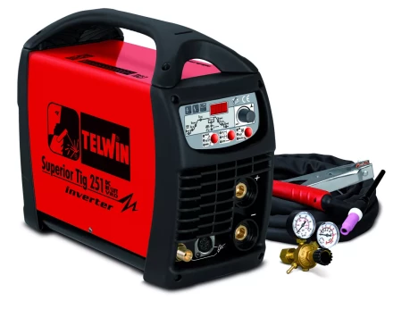 Сварочный аппарат Telwin SUPERIOR TIG 251 DC-HF/LIFT VRD  TIG ACC купить в Муравленко
