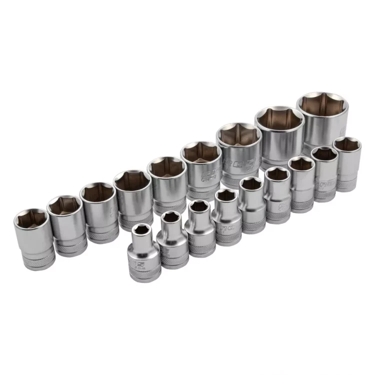 Набор инструментов 115 предметов, 120 зубьев, CrV, 1/4", 1/2" Gross 14152 купить в Муравленко