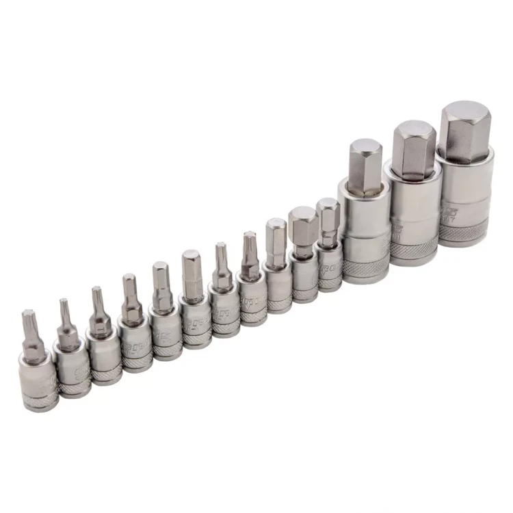 Набор инструментов 115 предметов, 120 зубьев, CrV, 1/4", 1/2" Gross 14152 купить в Муравленко